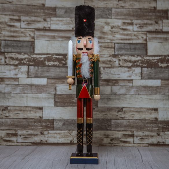 XL Diótörő figura Traditional valódi fa 55 cm 4 féle karácsonyi figura