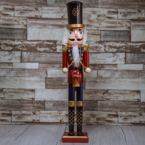 XL Diótörő figura Traditional valódi fa 55 cm 4 féle karácsonyi figura