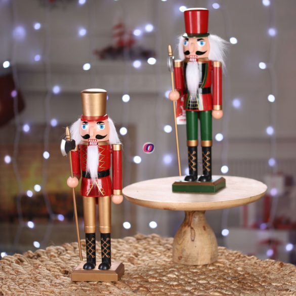 Diótörő figura piros 38cm 4 féle választható kivitel