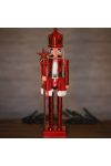 XL Luxury Diótörő figura METAL RED 58 cm