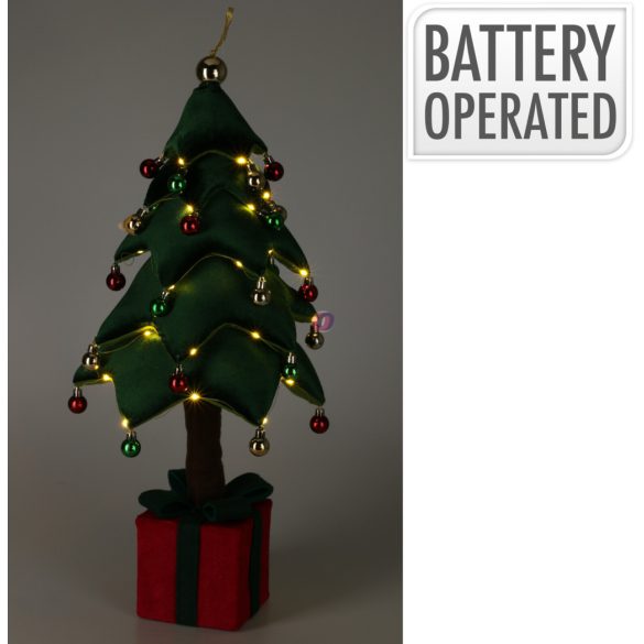 Prémium XL Led-es Karácsonyfa Plüss 70 cm, elemes