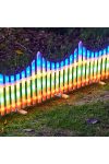 Világító talpas kerítés fenyőfához, dekorációhoz  3 m 192 led