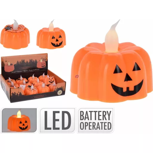 Halloween mécses tök 4,5 cm