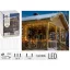 LED fényfüggöny – 400 villogó melegfehér LED, 300 x 100 cm