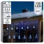 Kültéri Figurás Fényfüggöny 220 cm 138 LED hidegfehér 8 program