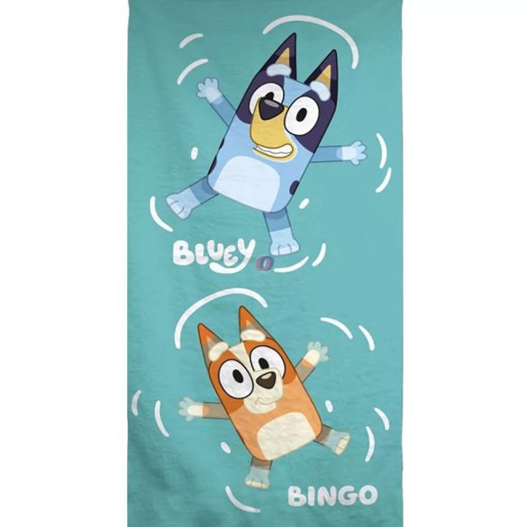 Bluey® Playtime fürdőlepedő, strand törölköző 70x140cm (Fast Dry)