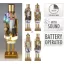 LED-es Luxury Diótörő figura zenélő, arany 57 cm, 4 féle
