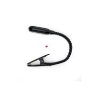 Csiptetős olvasólámpa, LED-es, újratölthető, fekete Csiptetős olvasólámpa, LED-es, újratölthető, fekete