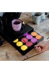 Fém kávékapszula tartó - 20 db Dolce Gusto kapszulákhoz - 300 x 240 x 70 mm - matt fekete