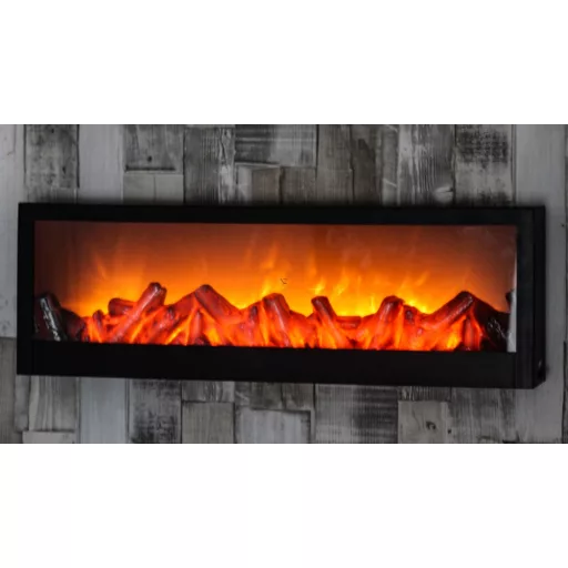XL Dekor kandalló valódi láng effektel LED 60x20x10 cm - BW2015