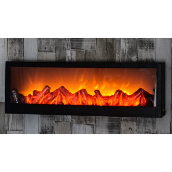 XL Dekor kandalló valódi láng effektel LED 60x20x10 cm - BW2015