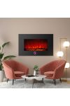 Elektromos fali kandalló hősugárzóval 2000W LED - 88 x 15 x 56 cm