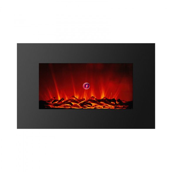 Elektromos fali kandalló hősugárzóval 2000W LED - 88 x 15 x 56 cm