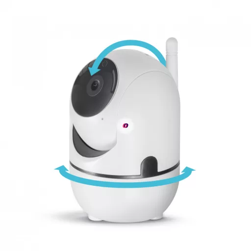 HD Kamerás bébiőr Smart biztonsági kamera WiFi, 1080p, 360°-ban forgatható