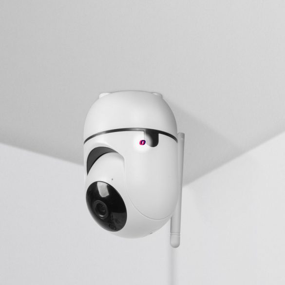 HD Kamerás bébiőr Smart biztonsági kamera WiFi, 1080p, 360°-ban forgatható