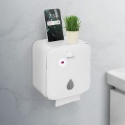   WC-papír tartó szekrény fiókkal - fehér - 205 x 125 x 220 mm