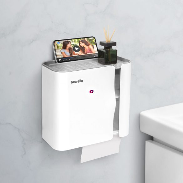 XL WC-papír tartó szekrény - fehér - 248 x 130 x 230 mm