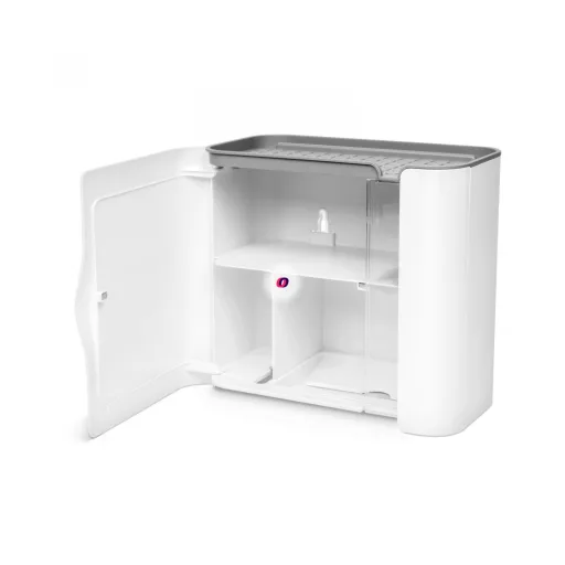 XL WC-papír tartó szekrény - fehér - 248 x 130 x 230 mm