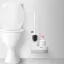 Fali és álló WC kefe szett tárolóval - 225 x 100 x 135 mm