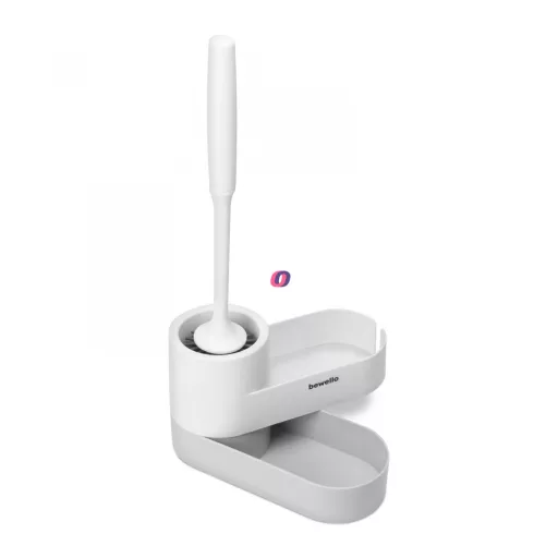 Fali és álló WC kefe szett tárolóval - 225 x 100 x 135 mm