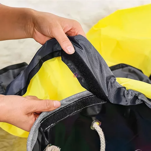Összehúzható játéktároló szőnyeg - Ø135 cm