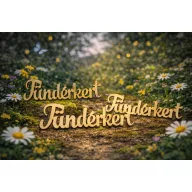 Tündérkert fa felirat 10 cm 5 db-os szett