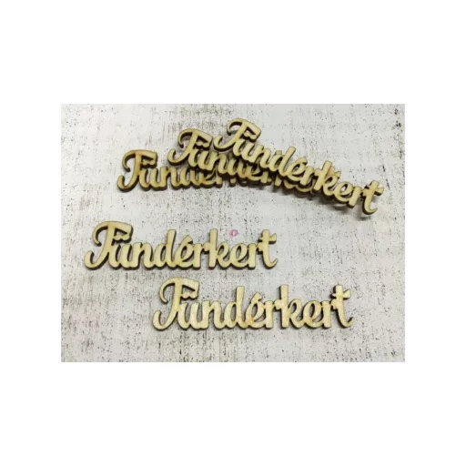 Tündérkert fa felirat 10 cm 5 db-os szett