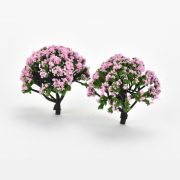   Tündérkert mini növény rózsaszín virágfa 8 cm 2db-os szett
