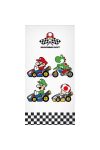 Super Mario „Grand Prix” fürdőlepedő / strand törölköző – 70 × 140 cm