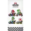 Super Mario „Grand Prix” fürdőlepedő / strand törölköző – 70 × 140 cm