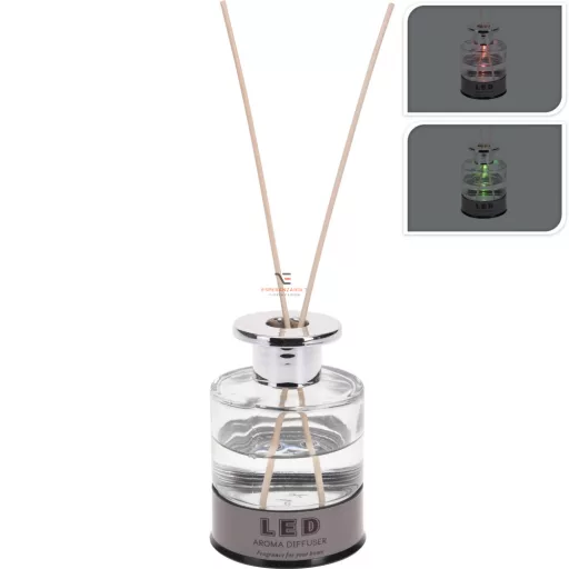 Aroma diffúzor LED világítással 80ml 4 illat