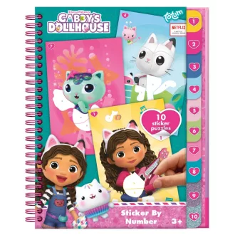   Gabi Babaháza® „Sprinkle Party” puzzle matrica és színező szett – 24 × 19 cm