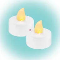 HOME LED-es teamécses, fehér, 2 db, 3V CD 2/WX