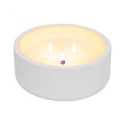 HOME LED-es kő-mécses, 3 LED, Ø20x8 cm