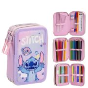   Disney Lilo és Stitch – „Universe” töltött tolltartó, 3 emeletes – 12,5 × 19,5 × 6,5 cm