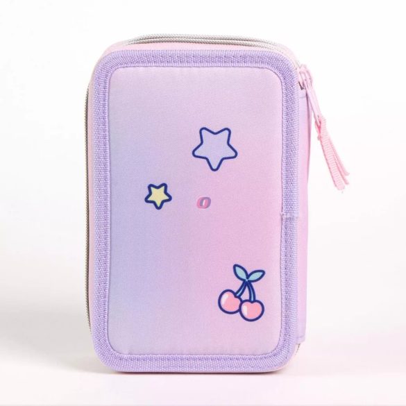 Disney Lilo és Stitch – „Universe” töltött tolltartó, 3 emeletes – 12,5 × 19,5 × 6,5 cm