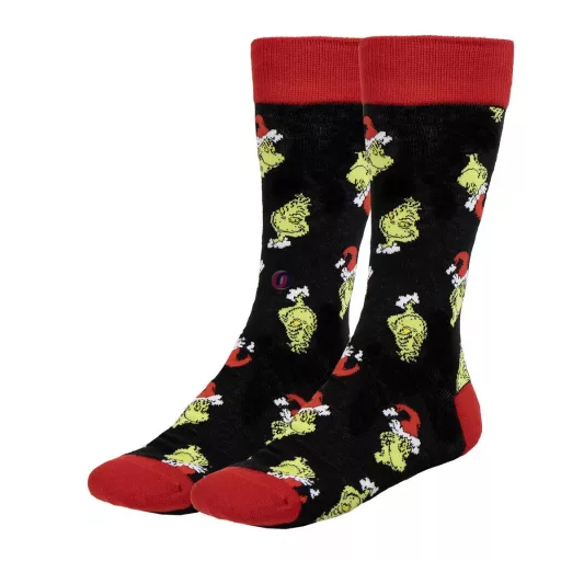 GRINCH® 3 db-os Karácsonyi zokni szett 38-45 méret Díszdobozban