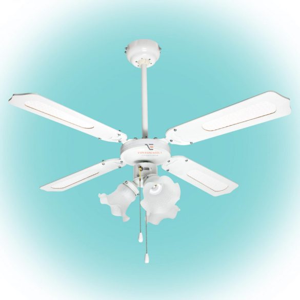 Home Mennyezeti ventilátor, fehér, 3xE27 lámpa, 105 cm, 50 W CF 1050 L