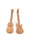 Salátás kanál gitáros, fa 2 db-os szett