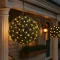 Óriás buxus gömb napelemes világítással 35 cm 100 LED IP44