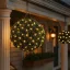 Óriás buxus gömb napelemes világítással 35 cm 100 LED IP44