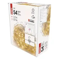   Prémium Kül és beltéri LED-es jégcsap fényfüggöny melegfehér 1,7x0,7m DROP LED