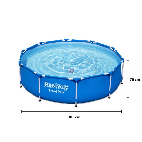 Bestway Steel Pro Fémvázas medence 305 x 76 cm szűrő nélkül