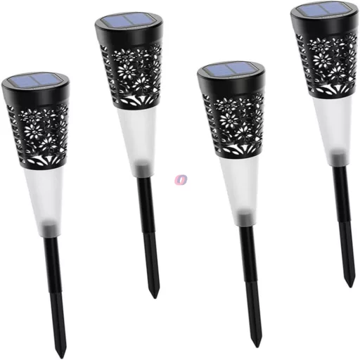4 db-os kerti szolár lámpa - 5 LED - leszúrható - 600 mAh - Rustica
