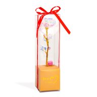 LED-es világító művirág dekoráció - rózsa - fehér LED-es világító művirág dekoráció - rózsa - fehér