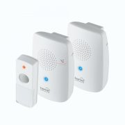   Home Vez.n. csengő szett, 2 csengő, 1 nyomógomb, 100m, övcsipesz DBS 1001DC