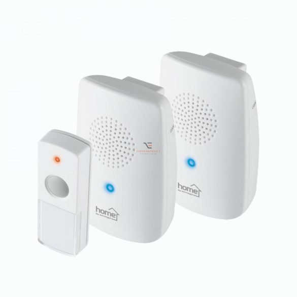 Home Vez.n. csengő szett, 2 csengő, 1 nyomógomb, 100m, övcsipesz DBS 1001DC