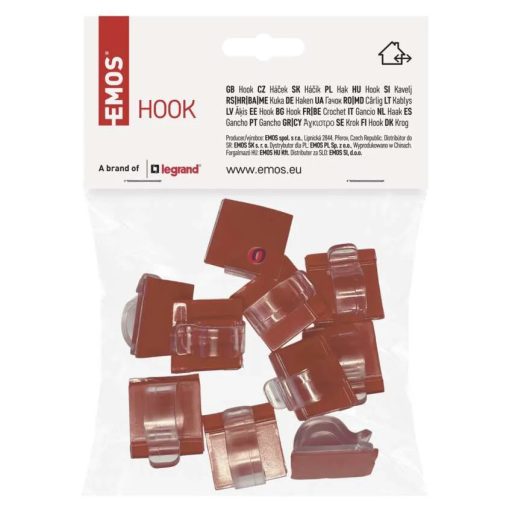 Profi, univerzális öntapadó Fényfüzér rögzítő szett 10db-os