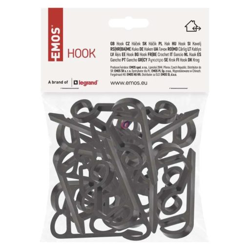 Profi, univerzális Fényfüzér rögzítő szett ereszcsatornára 25 db-os