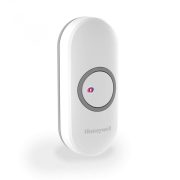   HONEYWELL Vezeték nélküli nyomógomb DCxxx típusú csengőkhöz, fekvő kialakítás, névtáblával, fehér, ovális